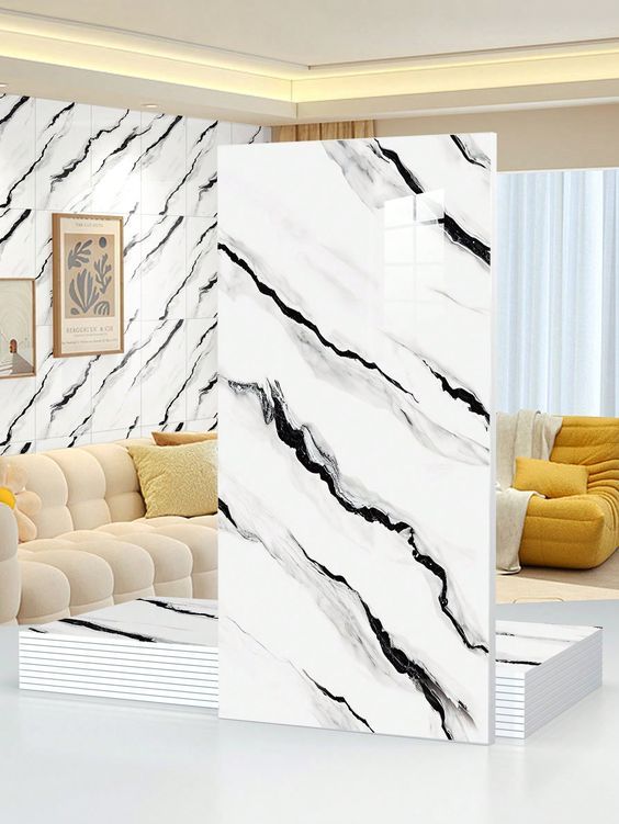 Digital marble decorative sheet